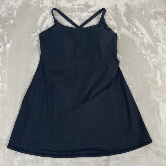 Halara Dress Womens Large Black Softlyzero Easy Peezy Active Performance Comfort - Picture 1 of 10